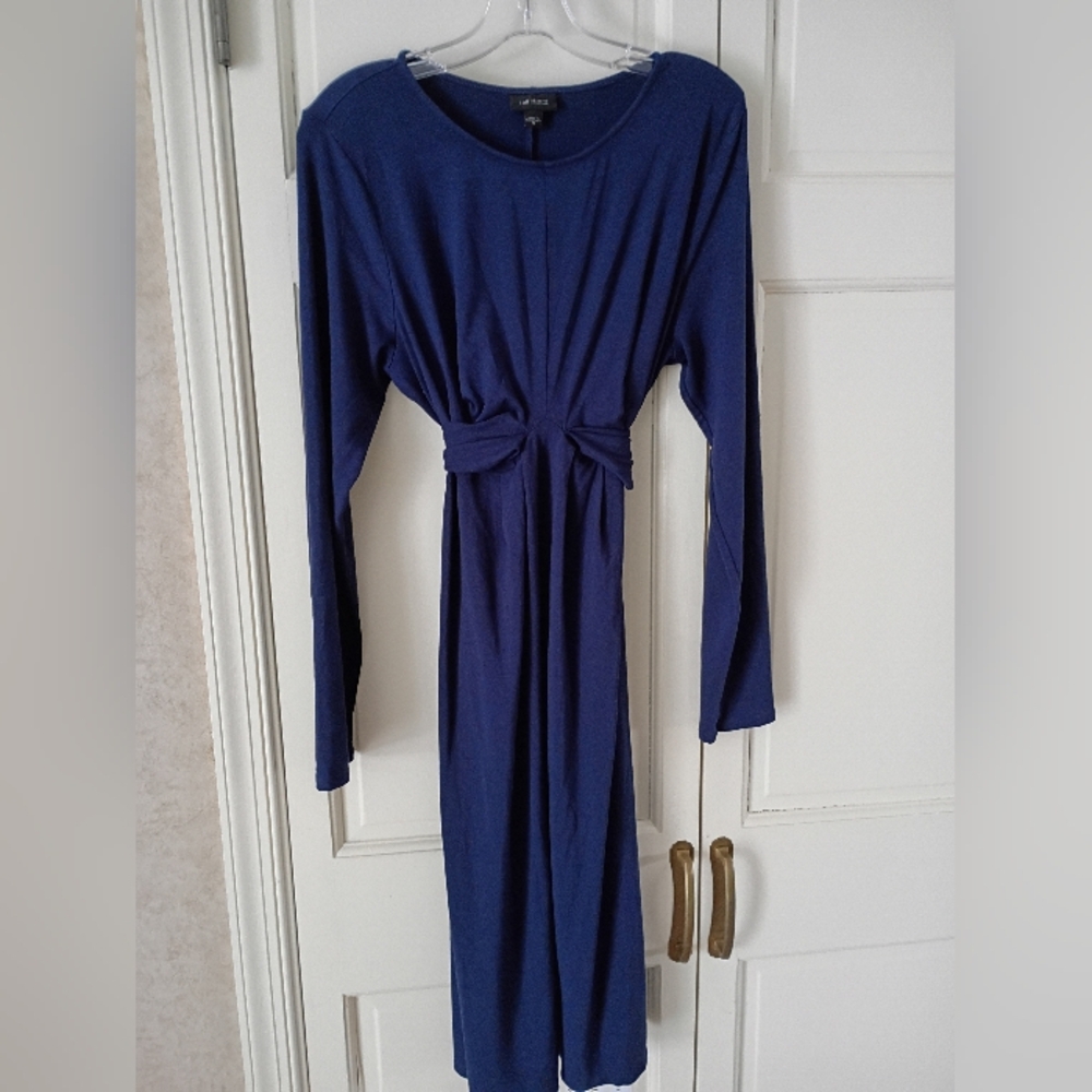J. Jill Women's Teal Long Sleeve Dress - Picture 2 of 6